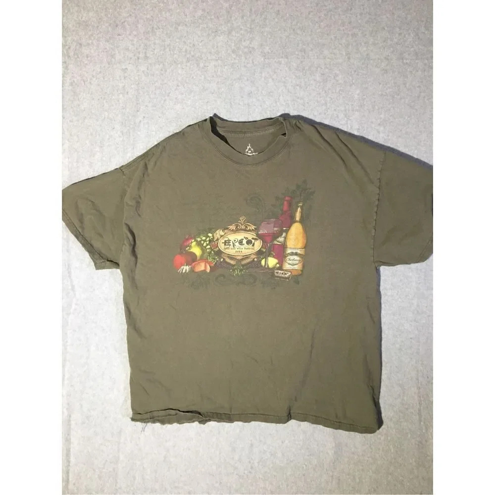 Womens Disney Shirt Size 2XL Wine Festival Epcot Disneyworld Disney Adult 2008